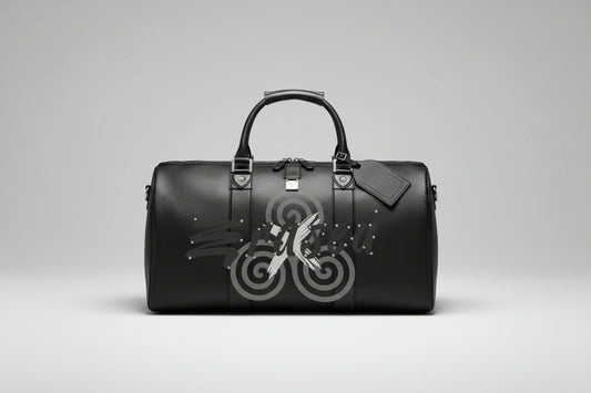 Premium Black "Erased" Duffle