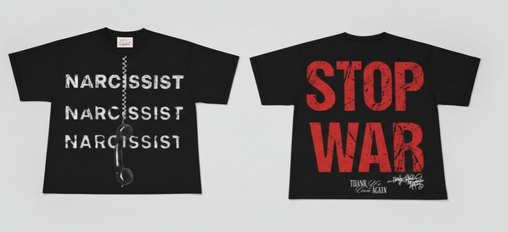 Black Stop War Tee